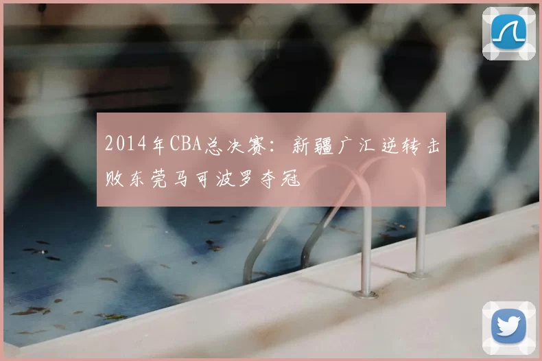 2014年CBA总决赛:新疆广汇逆转击败东莞马可波罗夺冠